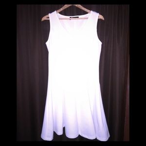 A-Line White Dress